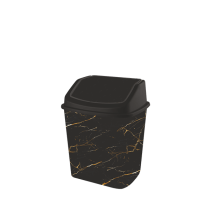 КОШ С ЛЮЛЕЕЩ КАПАК MARBLE BLACK D055X129
