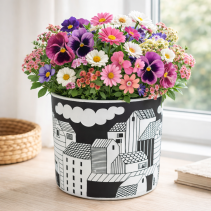 КАШПА КЕРАМИКА 13,5/13,5/12,5СМ HOME МИКС