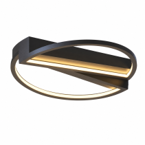 ПЛАФОН LED NOEL1 28W 30-60К 434MM BK