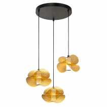 ПОЛИЛЕЙ LED ART 3P3Х5W 4000КЧЕРЕН/ЗЛАТЕН - Temax.bg ПОЛИЛЕЙ LED ART 3P3Х5W 4000КЧЕРЕН/ЗЛАТЕН