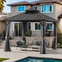 ШАТРА АЛУМИНИЙ С ТВЪРД ПОКРИВ 3/3/2,85М