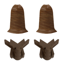 ЪГЪЛ ВЪНШЕН+СГЛ 80ММ 2БР/ПАК 345DARKOAK