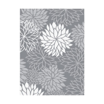 КИЛИМ ВЪНШЕН 150/200СМ ALF-57 СИВ/Б.ЦВЕТ