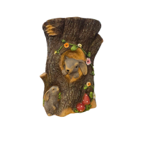 ФИГУРА 41/32,5/30СМ СТОЙКА ДЪНЕР И ЗАЙЦИ