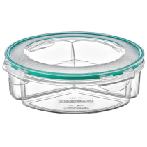 КУТИЯ ЗА СЪХРАНЕНИЕ КРЪГЛА FRESH 3 ДЕЛЕНИЯ LC500