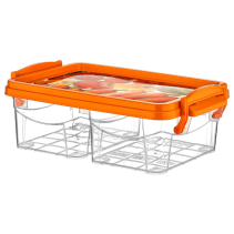 КУТИЯ ЗА СЪХРАНЕНИЕ ПРАВОЪГЪЛНА HIDE 0,6Л SA352