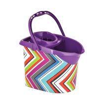 КОФА PVC С ЦЕДКА 13,5Л ЦВЕТНА TE115