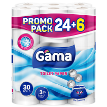 ТОАЛ.ХАРТИЯ GAMA PROMO 24+6 3ПЛ