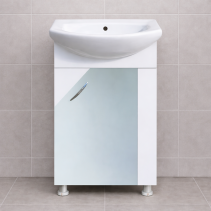 ДОЛЕН ШКАФ ЗА БАНЯ РОЗА - PVC, СТОЯЩ, 50/28/88 СМ