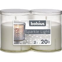 СВЕЩИ К-КТ 2БР ИСКРЯЩИ БЕЛИ