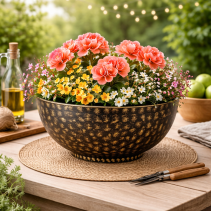 КАШПА BOTANICA CATHAY Ф25,5 ЧЕРЕН+ЗЛАТЕН