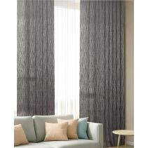 ПЕРДЕ ПЛЪТНО 135/250СМ DAMASC СИВО