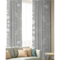 ПЕРДЕ ПРОЗРАЧНО 290/250СМ ПРОЛЕТ