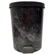 КОШ С ПЕДАЛ 5Л MOPLAX GREY MARBLE