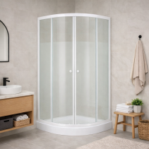ОВАЛНА ДУШ КАБИНА 90/90/185 СМ БЕЗ КОРИТО
