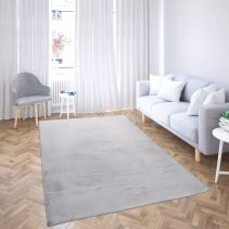 КИЛИМ TEDDY 50/80CM СВЕТЛО СИВ