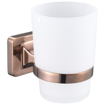 ЧАША ЗА ЧЕТКИ СТЪКЛО ROS РОЗОВО ЗЛАТО 11