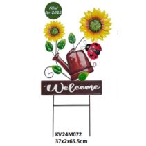 ДЕКОРАЦИЯ ЛЕЙКА СЛЪНЧОГЛЕДИ МЕТАЛ 65СМ