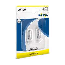 КРУШКА NARVA 12V W3W W2.1X9.5D 2БР