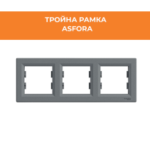 РАМКА ASFORA EPH5800362 ТРОЙНА СТОМАНА