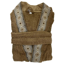 ХАЛАТ ЗА БАНЯ WAVE XXL БЕЖ