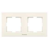 РАМКА ПАНАСОНИК ДВОЙНА ХОРИЗОНТАЛНА КАРЕ КРЕМ