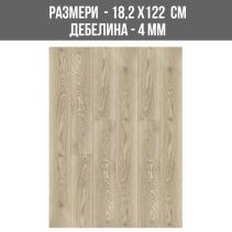 SPC ВОДОУСТОЙЧИВ ЛАМИНАТ 4MM+1MM182/1220/AC4/V