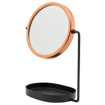 ОГЛЕДАЛО КОЗМЕТИЧНО ROSE GOLD 19/10/26СМ - Temax.bg ОГЛЕДАЛО КОЗМЕТИЧНО ROSE GOLD 19/10/26СМ