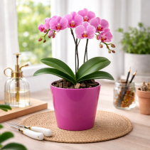 КАШПА ЗА ОРХИДЕЯ ASTER ЛИЛАВА Ф12СМ