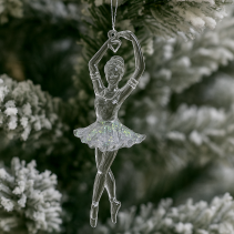 ДЕКОРАЦИЯ ЗА ЕЛХА БАЛЕРИНКА 14/5 СМ