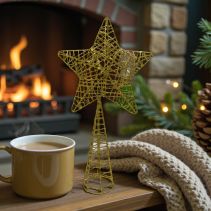 ВРЪХ ЗА ЕЛХА ЗЛАТИСТА ЗВЕЗДА 24,5/14.5СМ