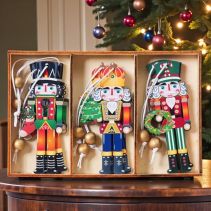 ДЕКОРАЦИЯ ЗА ЕЛХА ДЪРВЕНА 9БР 9/3.5СМ