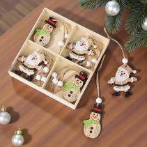 ДЕКОРАЦИЯ ЗА ЕЛХА ДЪРВ. 12БР СНЕЖКО 6/5С