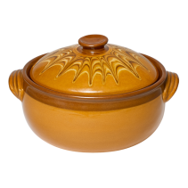 ГЮВЕЧ КЕРАМИЧЕН 5Л D23СМ КАФЯВА ШАРКА