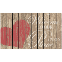 ИЗТРИВАЛКА PRINT 40/60CM HEART VINTAGЕ