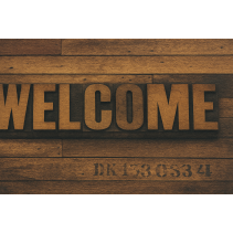 ИЗТРИВАЛКА PRINT 45/75CM URBAN WELCOME