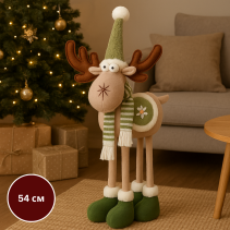 ФИГУРА РУДОЛФ ПРАВ 22/30/54СМ ЗЕЛЕН