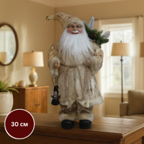 ДЯДО КОЛЕДА ФИГУРА 30 СМ ЗЛАТИСТА