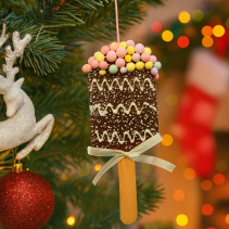 ДЕКОРАЦИЯ ЗА ЕЛХА 17СМ