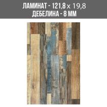 ЛАМИНИРАН ПАРКЕТ TM809 8ММ 198/1218/AC4 ART-E