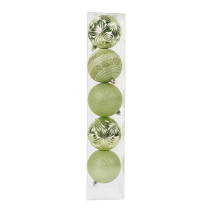 ТОПКИ ЗА ЕЛХА 8СМ 6БР ЗЕЛЕНИ МИКС