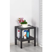 ЕТАЖЕРКА PVC SMART 38/33/45СМ BLACK