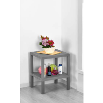 ЕТАЖЕРКА PVC SMART 38/33/45СМ ANTRACITE