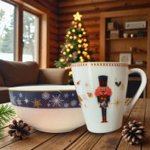 КОМПЛЕКТ ЧИНИЯ 12.5СМ+ЧАША350МЛ АРКОПАЛ XMAS