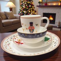 КОМПЛЕКТ 2БР ЧИНИИ+КУПА+ЧАША АРКОПАЛ XMAS