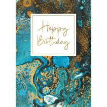 КАРТИЧКА ПОЗДРАВИТЕЛНА ARTIGE ЧРД СИНЯ