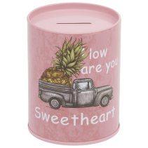 КАСИЧКА МЕТАЛНА РОЗОВА 8/12СМ