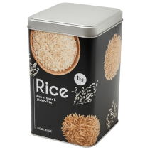 КУТИЯ МЕТАЛНА RICE 10.6/10.6/18.3CM - Temax.bg КУТИЯ МЕТАЛНА RICE 10.6/10.6/18.3CM