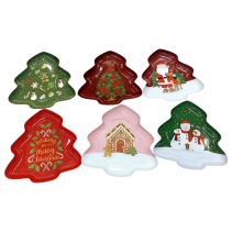 ПЛАТО МЕТАЛНО XMAS TREE 25.8/15СМ