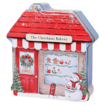 КУТИЯ МЕТАЛНА XMAS HOUSE 22/21/6СМ